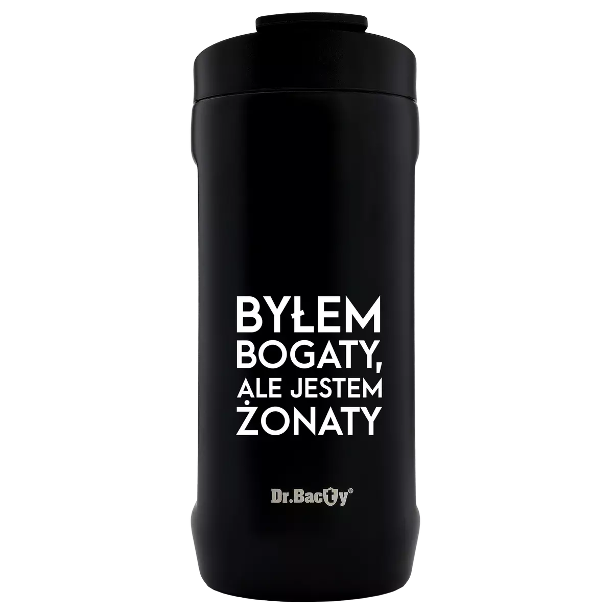 Kubek termiczny Dr.Bacty Notus 360 ml - Dla mężczyzny - czarny