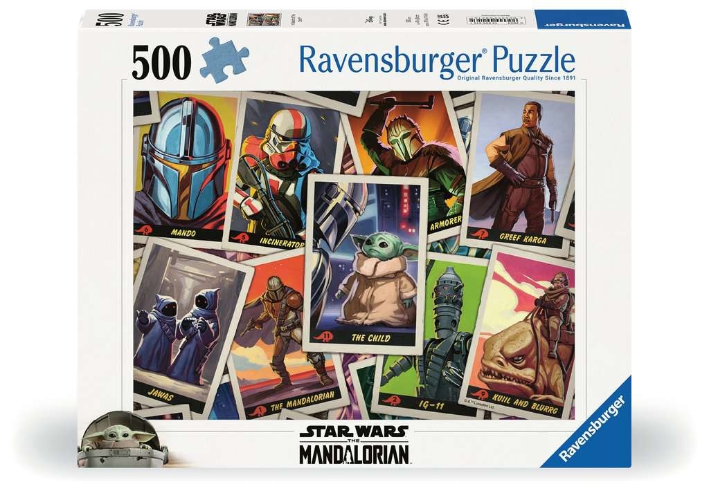 Ravensburger, Puzzle 500: Mandalorian (12000216). Wiek: 12+