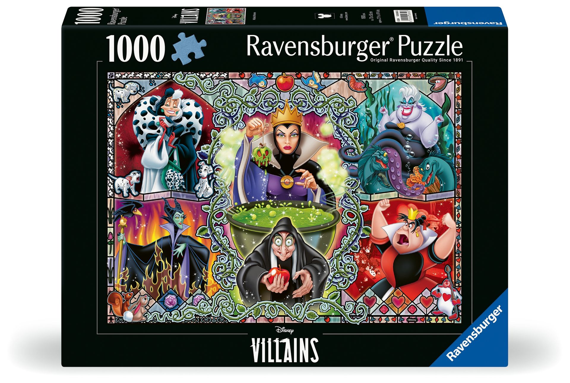 Ravensburger, Puzzle 1000: Disney - Czarownice (12000650). Wiek: 14+