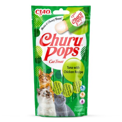Przysmak CHURU Pops Tuńczyk&Kurczak dla kota 4x14g