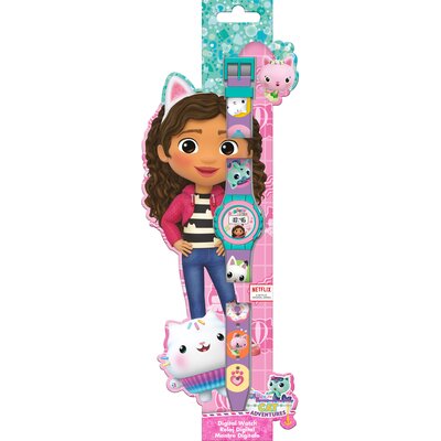 Zegarek cyfrowy na rękę Gabby's Dollhouse KIDS EUROSWAN