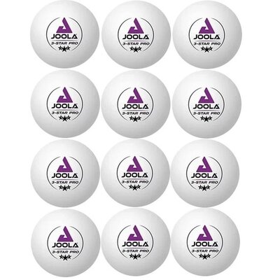 Piłeczki do tenisa stołowego JOOLA Pro 3 star 400555 (12 szt.)