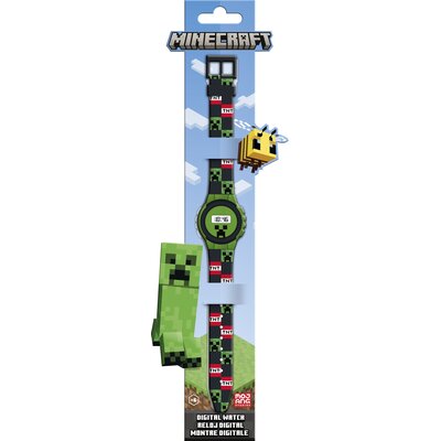 Zegarek cyfrowy KE02 ECO Minecraft (bez plastikowego opakowania) MIN4223 Kids Euroswan