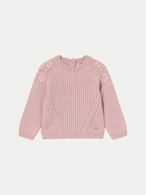 Mayoral Sweter 2324 Różowy Regular Fit