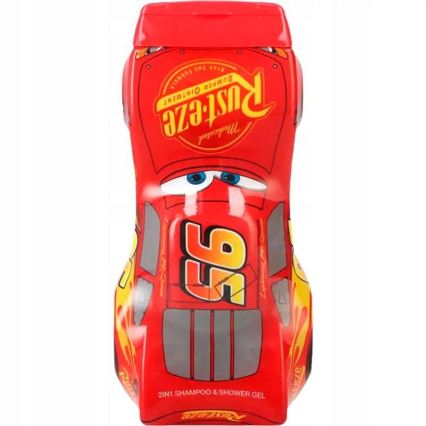 Żel pod prysznic 2w1 Szampon Auta Cars dla dzieci Zygzak McQueen300 ml