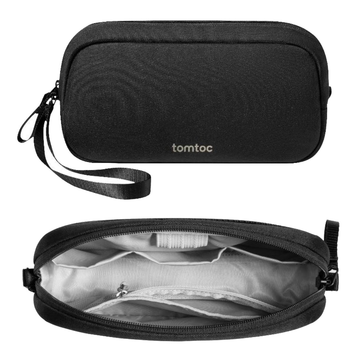 TOMTOC Light-T12 Etui na akcesoria czarne