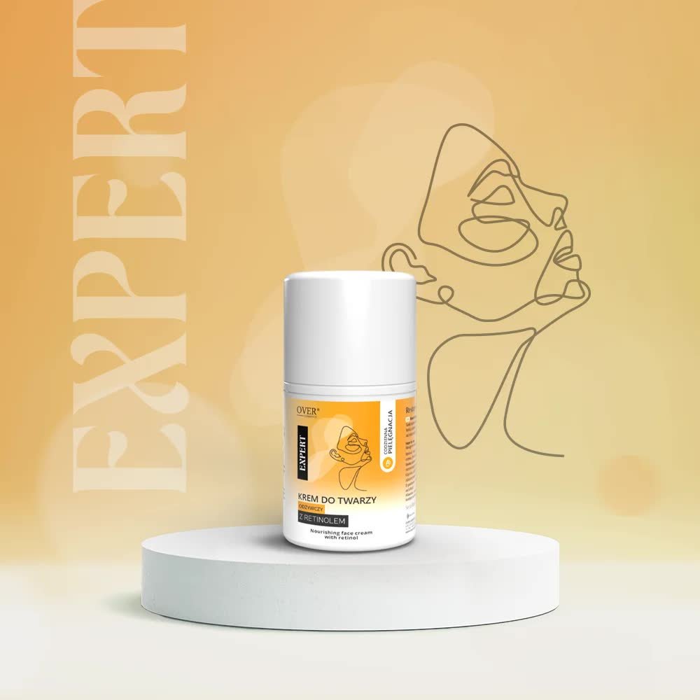 Over Cosmetics, Odżywczy krem do twarzy z retinolem, 50 ml
