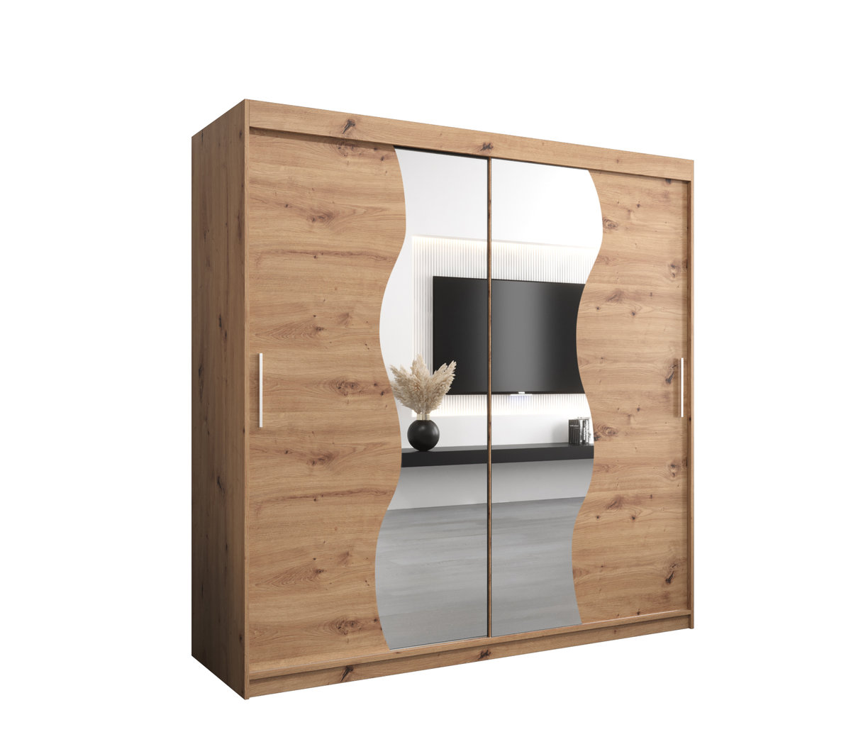 Szafa przesuwna Garderoba MADRYT 200 gł. 62 artisan/artisan