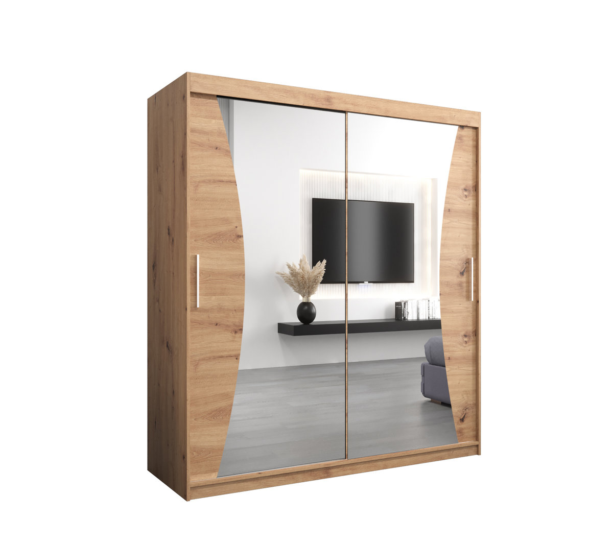 Szafa przesuwna Garderoba MONACO 180 gł. 62 artisan/artisan