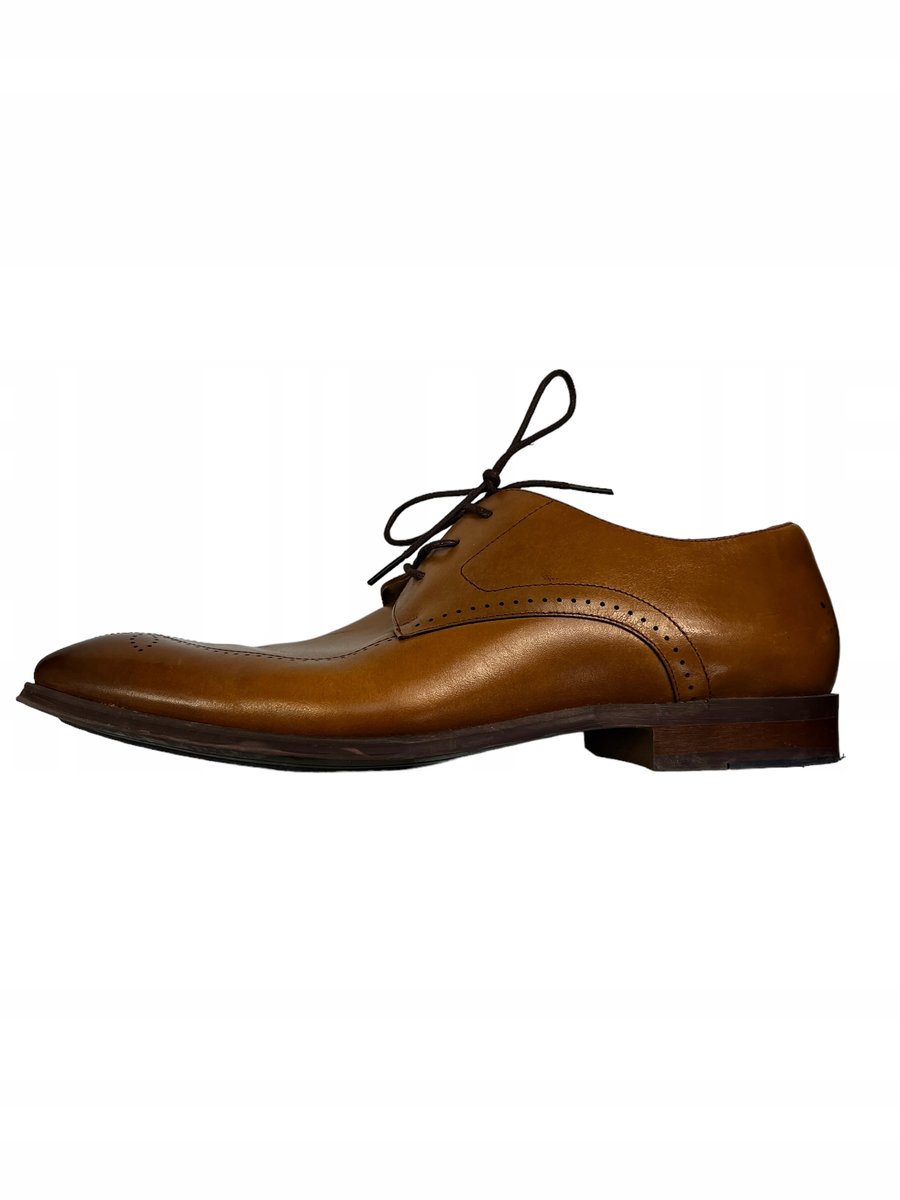 Eleganckie półbuty męskie brązowe STACY ADAMS 43,5