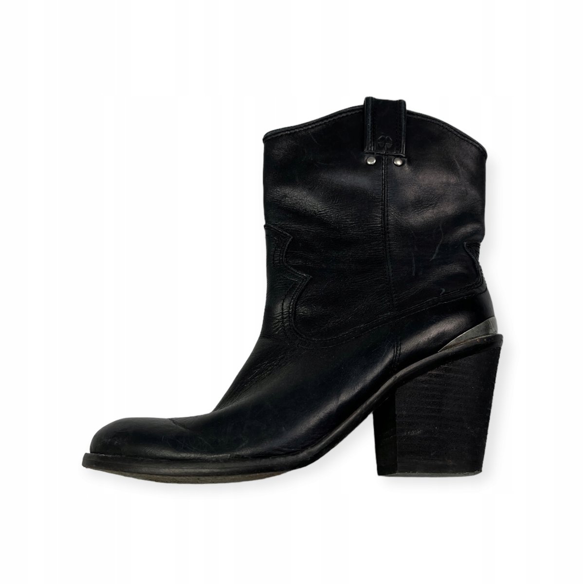 Czarne kowbojki wysokie LUCKY BRAND 38,5