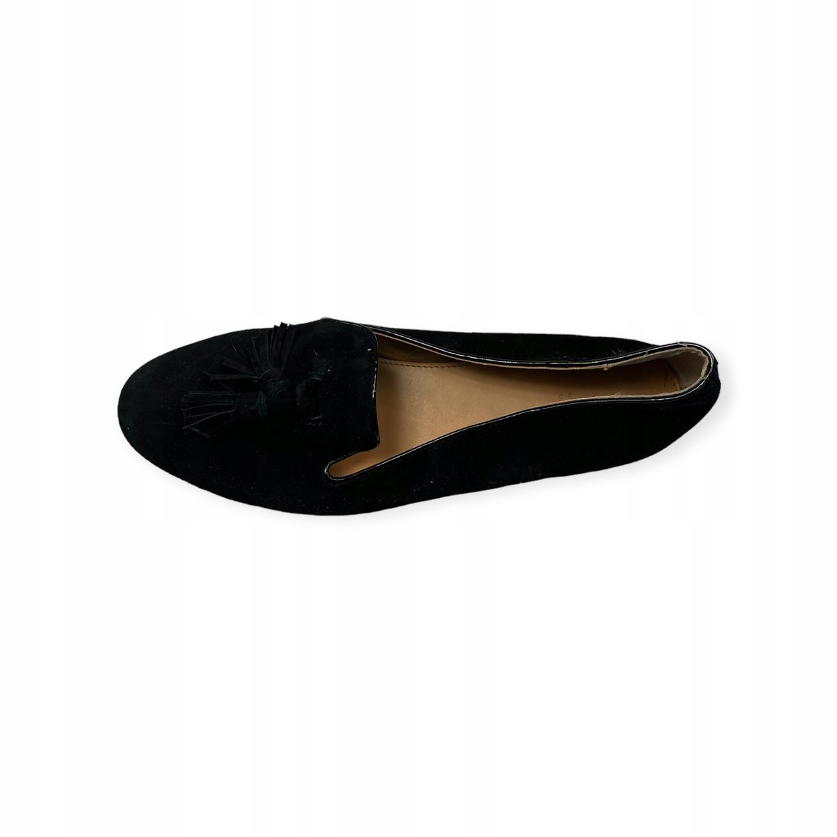 Baleriny damskie czarne wsuwane J.CREW 37