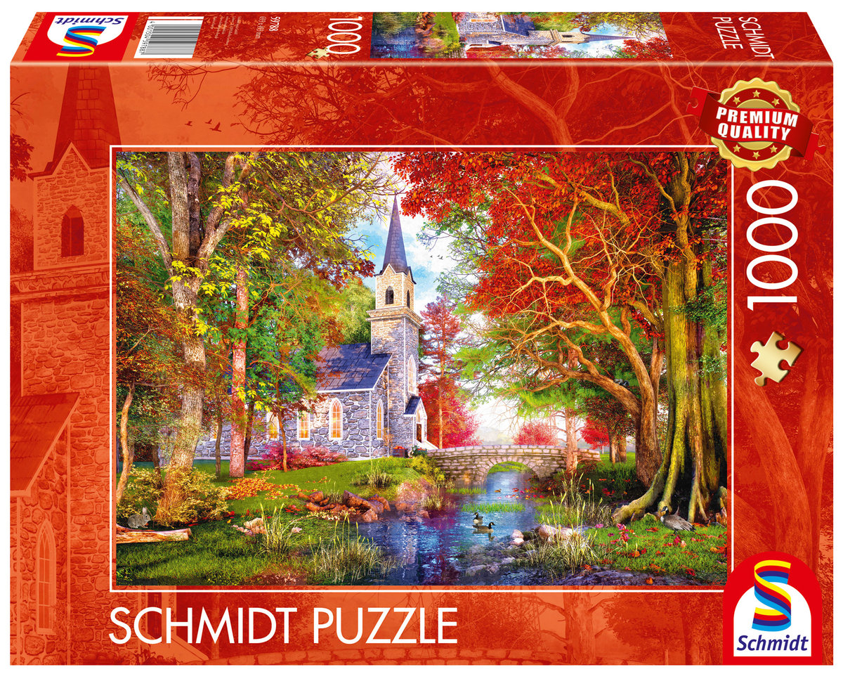 Puzzle, Kościółek w lesie, 1000 el.