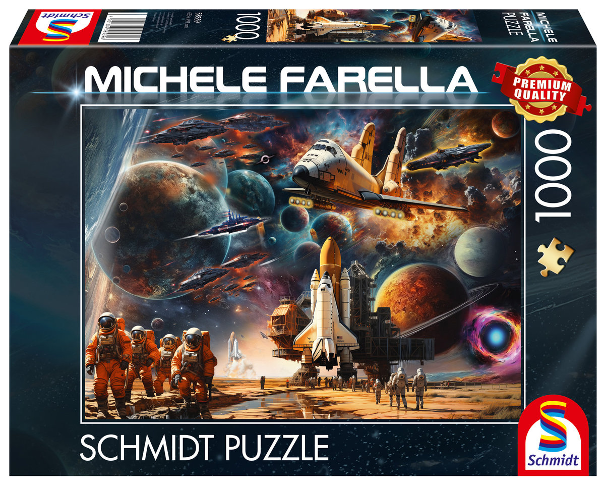 Puzzle, MICHELE FARELLA Podróż do odległych galaktyk, 1000 el.