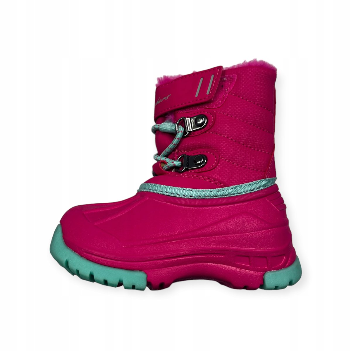 Kozaki rzepy różowe dziewczęce Skechers 21