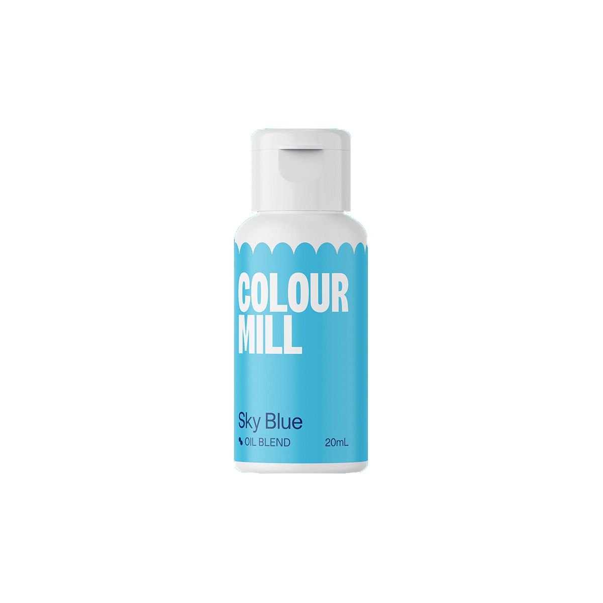 Barwnik olejowy NIEBIESKI - BŁĘKIT NIEBA - Sky Blue Colour Mill, 20 ml