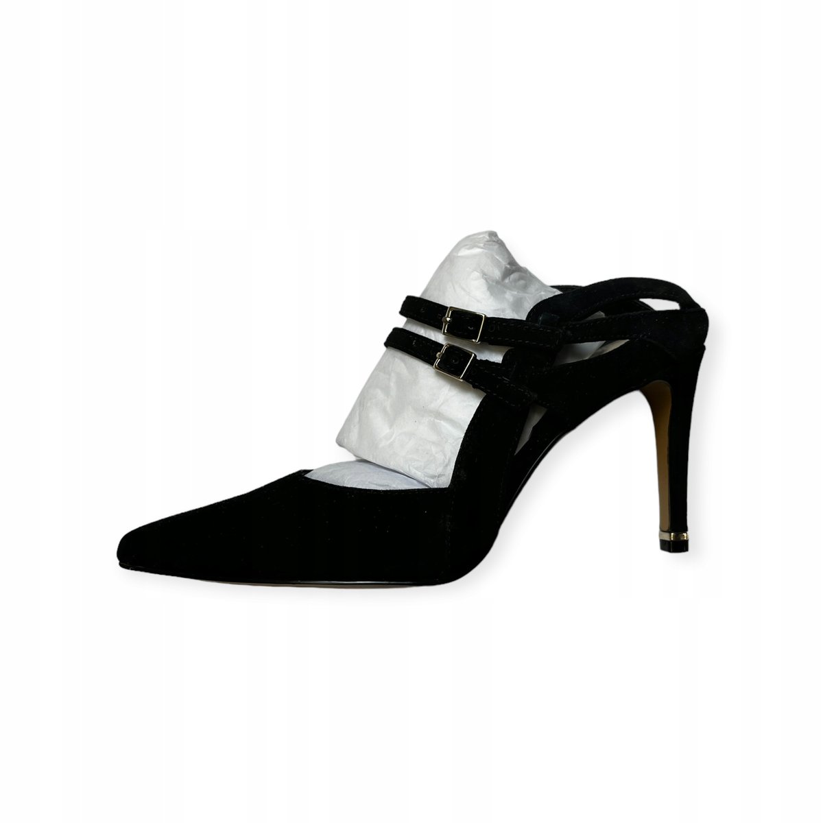 Czółenka damskie czarne szpilka KENNETH COLE 36