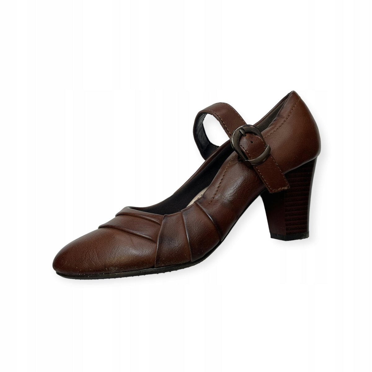 Półbuty damskie brąz słupek RASOLLI 36,5