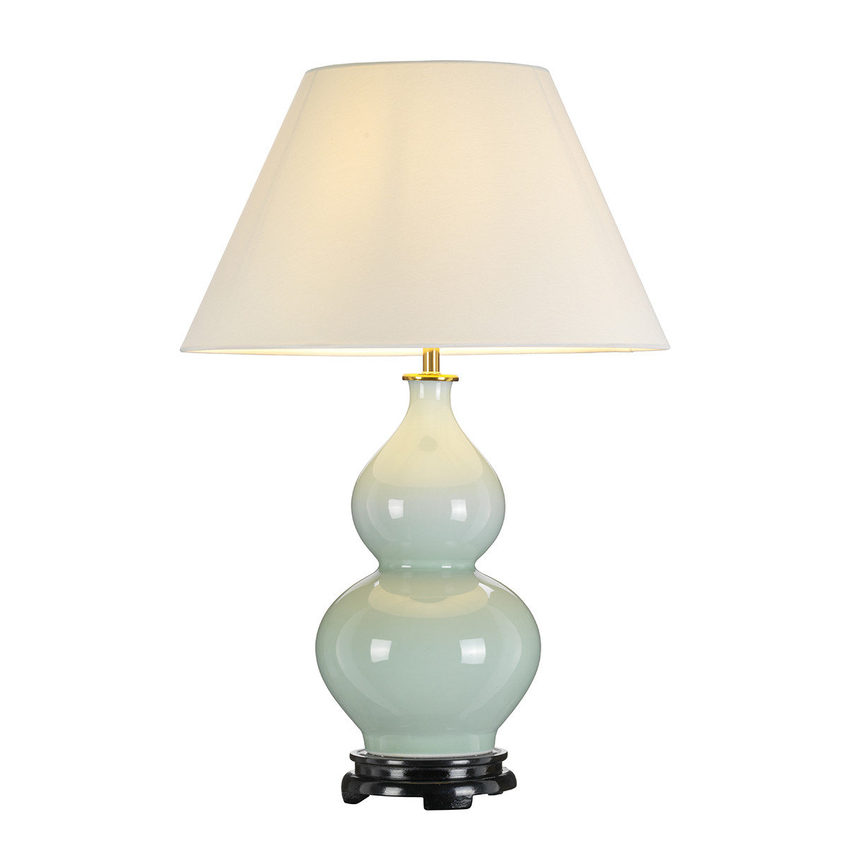 Lampa stołowa ceramiczna seledynowa Harbin E27 60W Designer's Lightbox