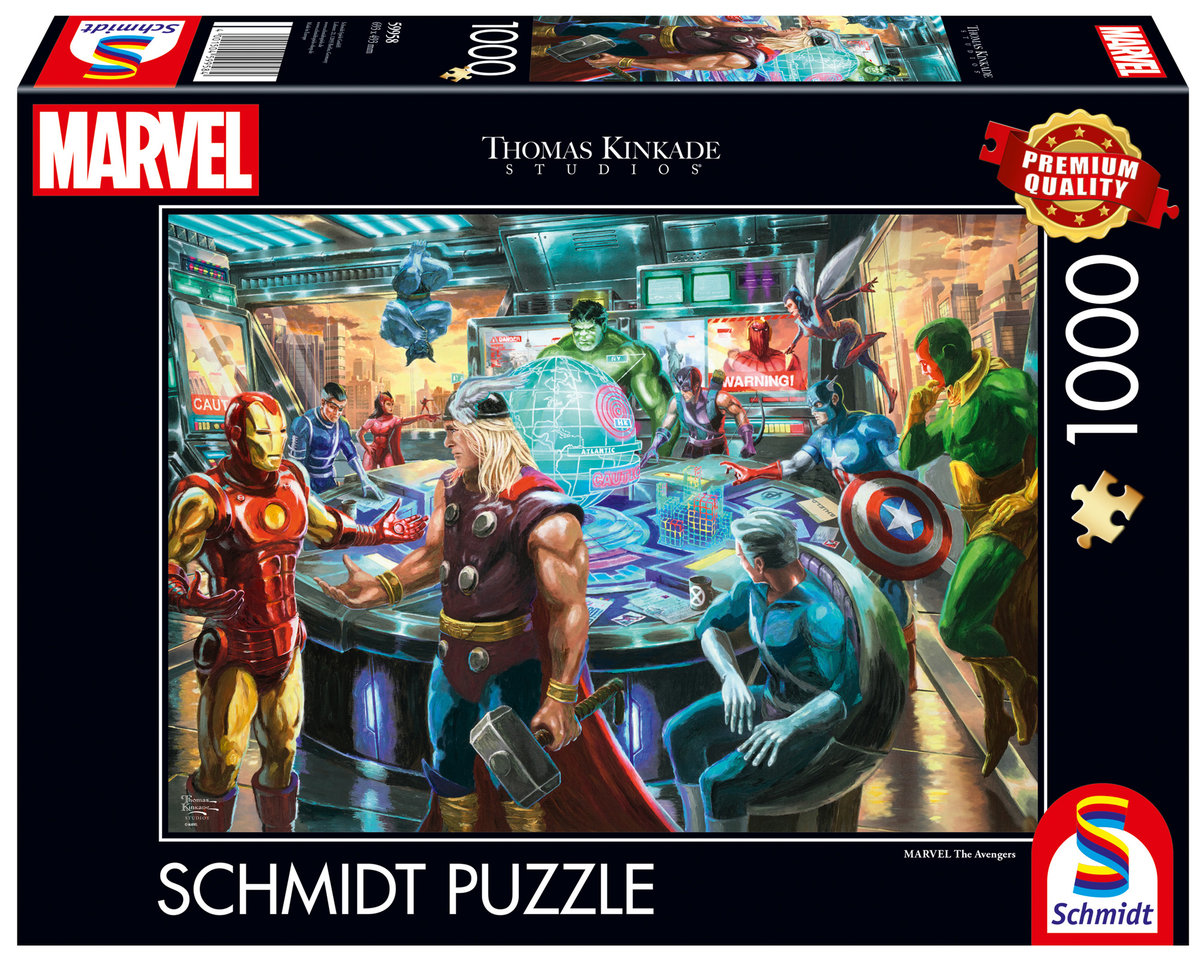 Puzzle, THOMAS KINKADE Avengers (Marvel), 1000 el.