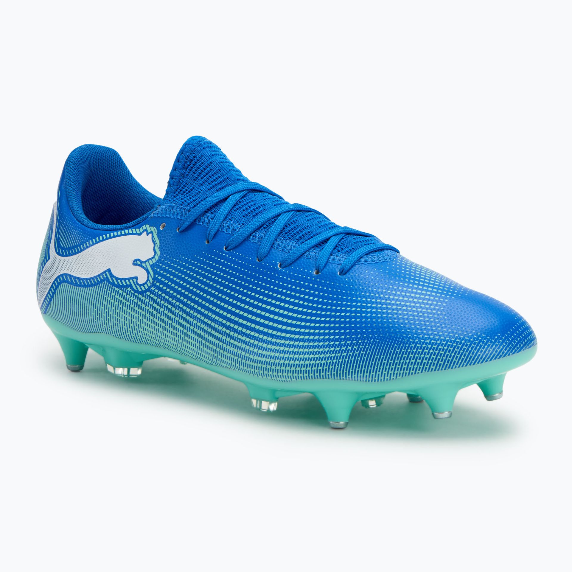 Buty piłkarskie PUMA Future 7 Play MxSG hyperlink blue/mint/puma white WYSYŁKA W 24H 30 DNI NA ZWROT