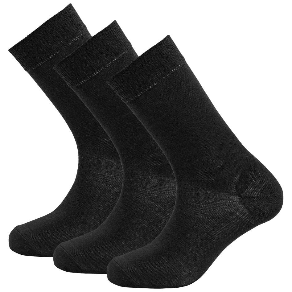 Skarpetki Devold Daily Light Sock 3PK Rozmiar skarpet: 41-46 / Kolor: czarny/szary