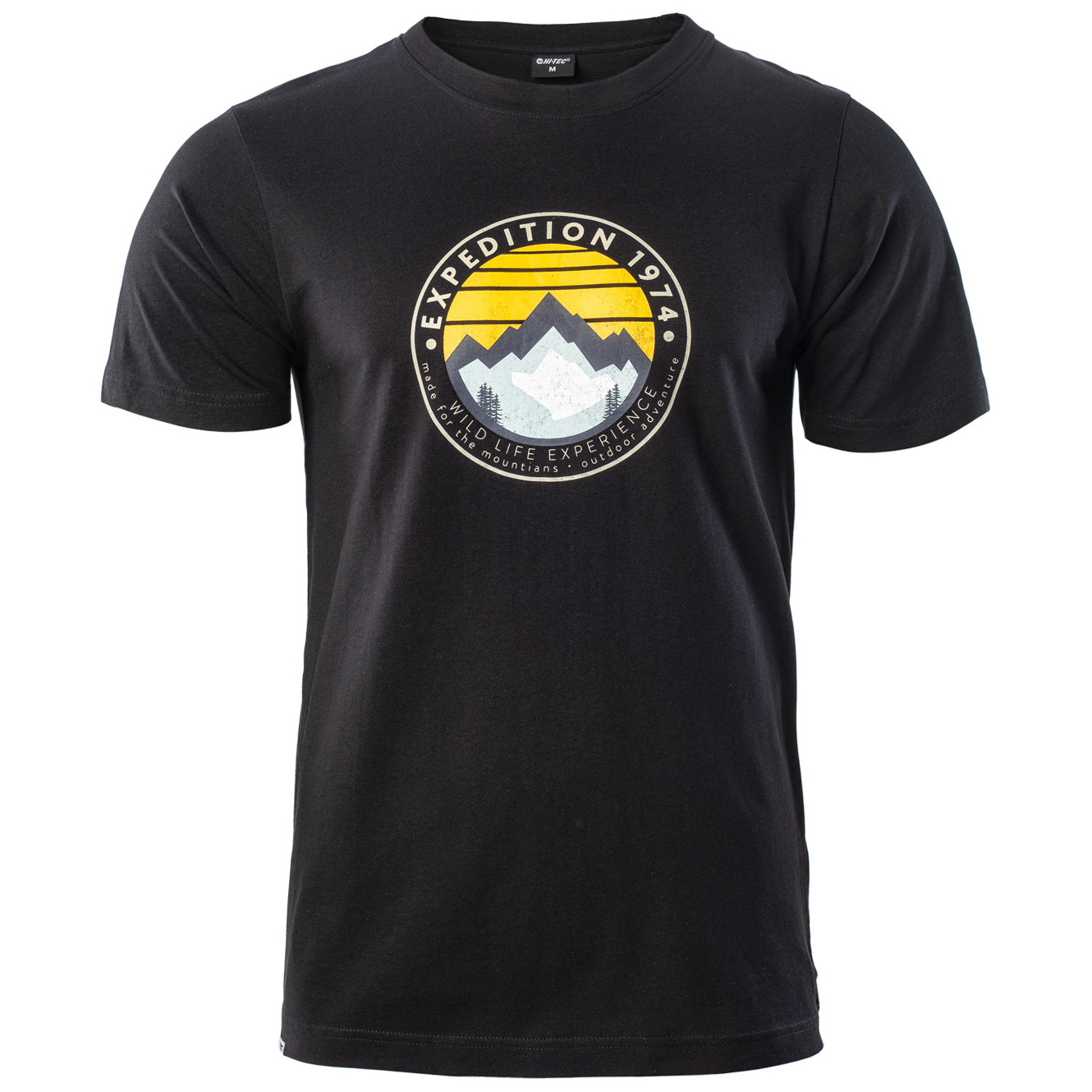 Koszulka męska Hi-Tec Zergo Rozmiar: L / Kolor: czarny