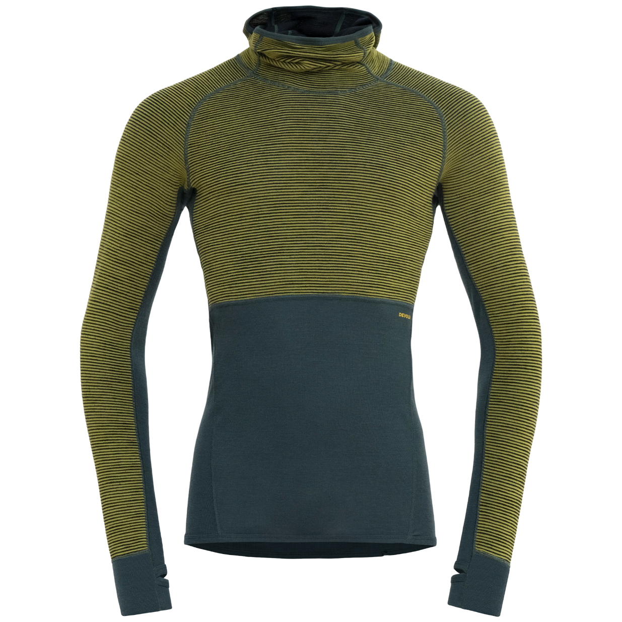 Męska bluza Devold Tuvegga Merino Hoodie Man Rozmiar: M / Kolor: zielony