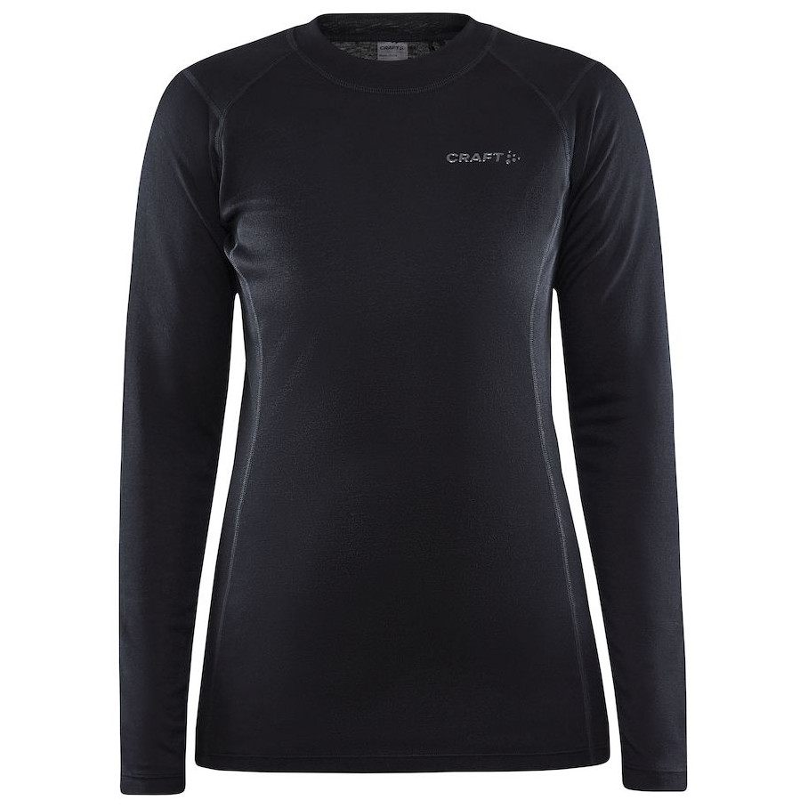Damska koszulka Craft Core Warm Baselayer Ls Rozmiar: S / Kolor: czarny
