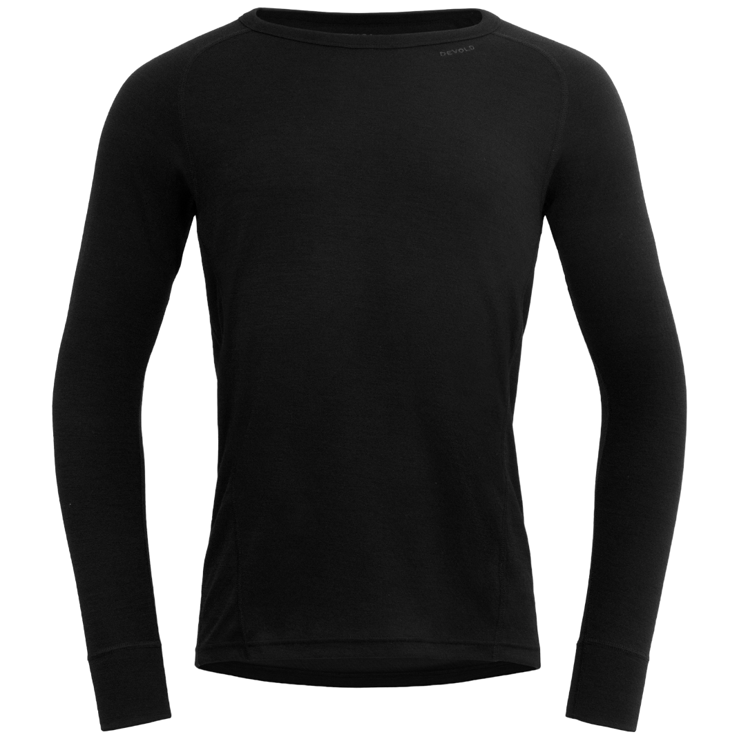Męska koszulka Devold Duo Active Merino 205 Shirt Rozmiar: XXL / Kolor: czarny