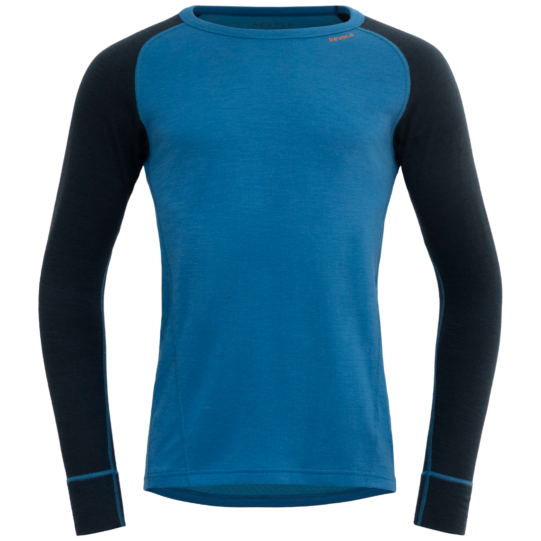 Męska koszulka Devold Duo Active Merino 205 Shirt Rozmiar: M / Kolor: niebieski