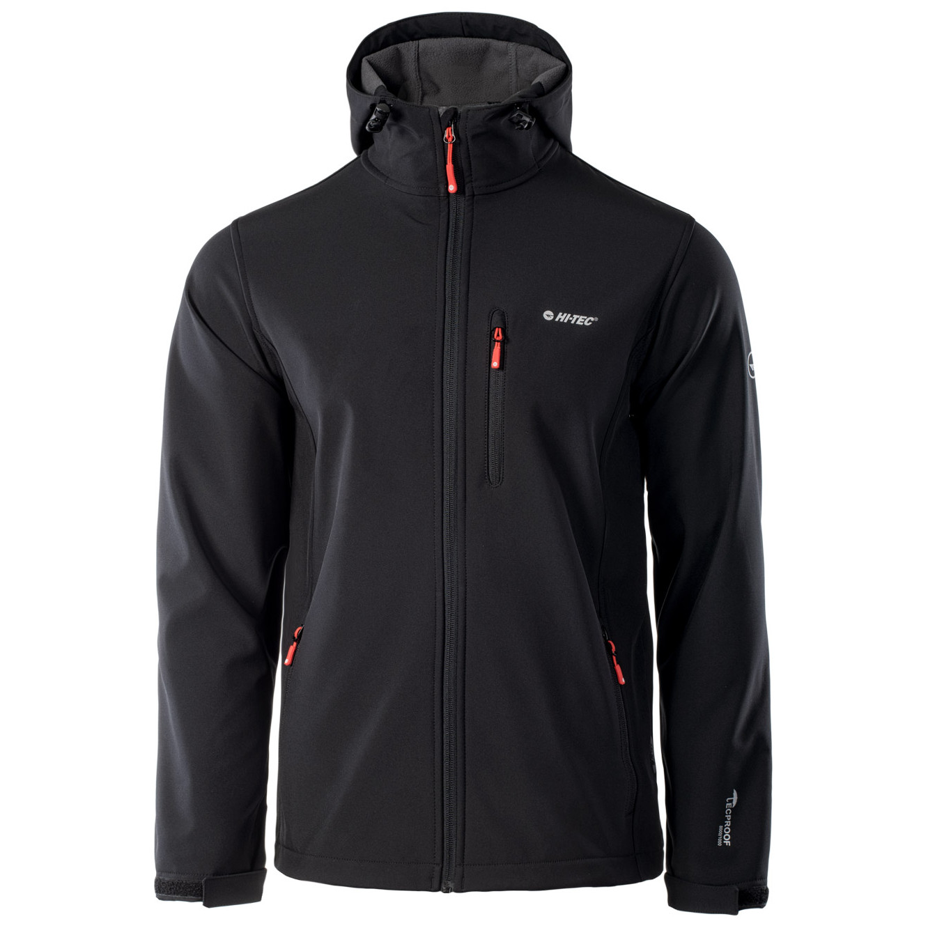 Kurtka męska Hi-Tec Caen Rozmiar: L / Kolor: czarny/pomarańczowy