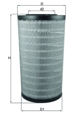 Knecht Filtr powietrza LX 3753 LX 3753