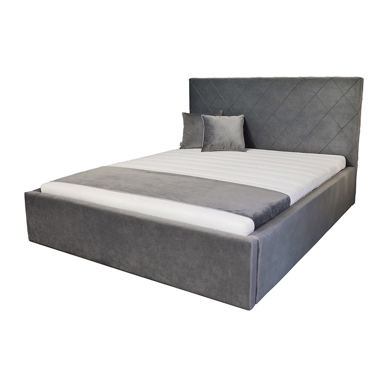 BED Łóżko CARLO DESIGN tapicerowane Rozmiar 160x200 Pojemnik Bez pojemnika Tkanina Grupa IV