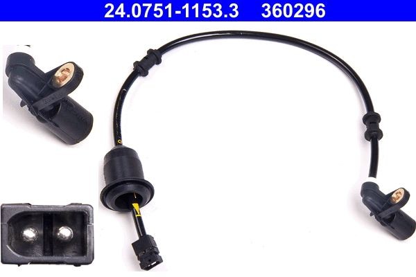 ATE CZUJNIK ABS 24.0751-1153.3 MERCEDES R170 SLK 32 AMG KOMPRESSOR 01-04 24.0751-1153.3