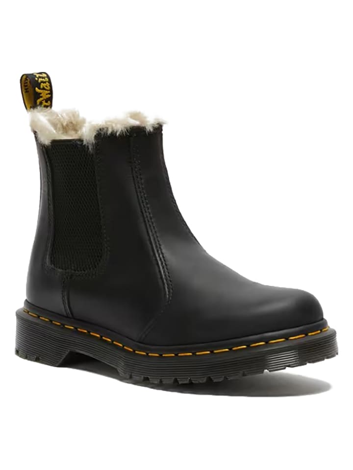 Dr. Martens Skórzane sztyblety w kolorze czarnym