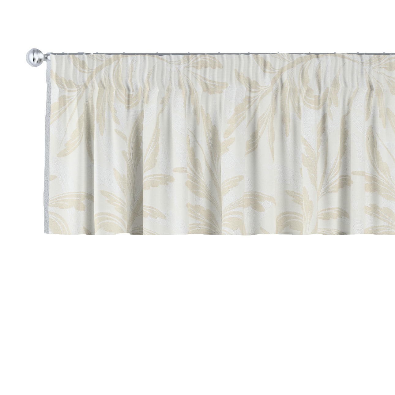 Lambrekin na taśmie marszczącej