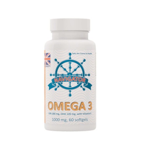 Omega 3 EPA 180 mg DHA 120 mg 60 kaps