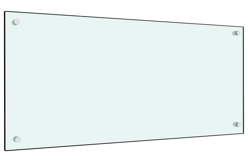 Biały panel ochronny na ścianę do kuchni W7-D34