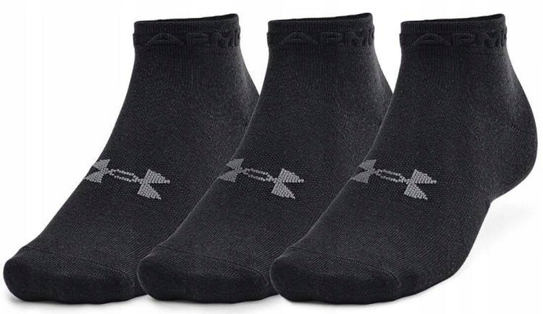 Skarpety czarne unisex skarpetki sportowe Under Armour 3 pary R. S/M