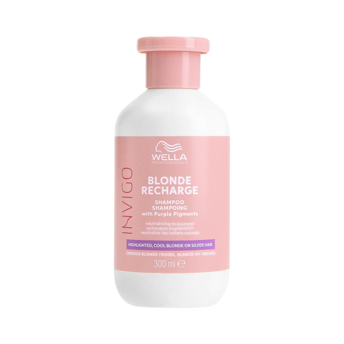 Wella Professionals, Invigo Blonde Recharge, Szampon Do Włosów Blond, 300ml