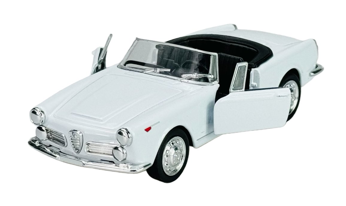 WELLY OLD TIMER 1960 ALFA ROMEO SPIDER 2600 BIAŁY BEZ DACHU 1:34 42373