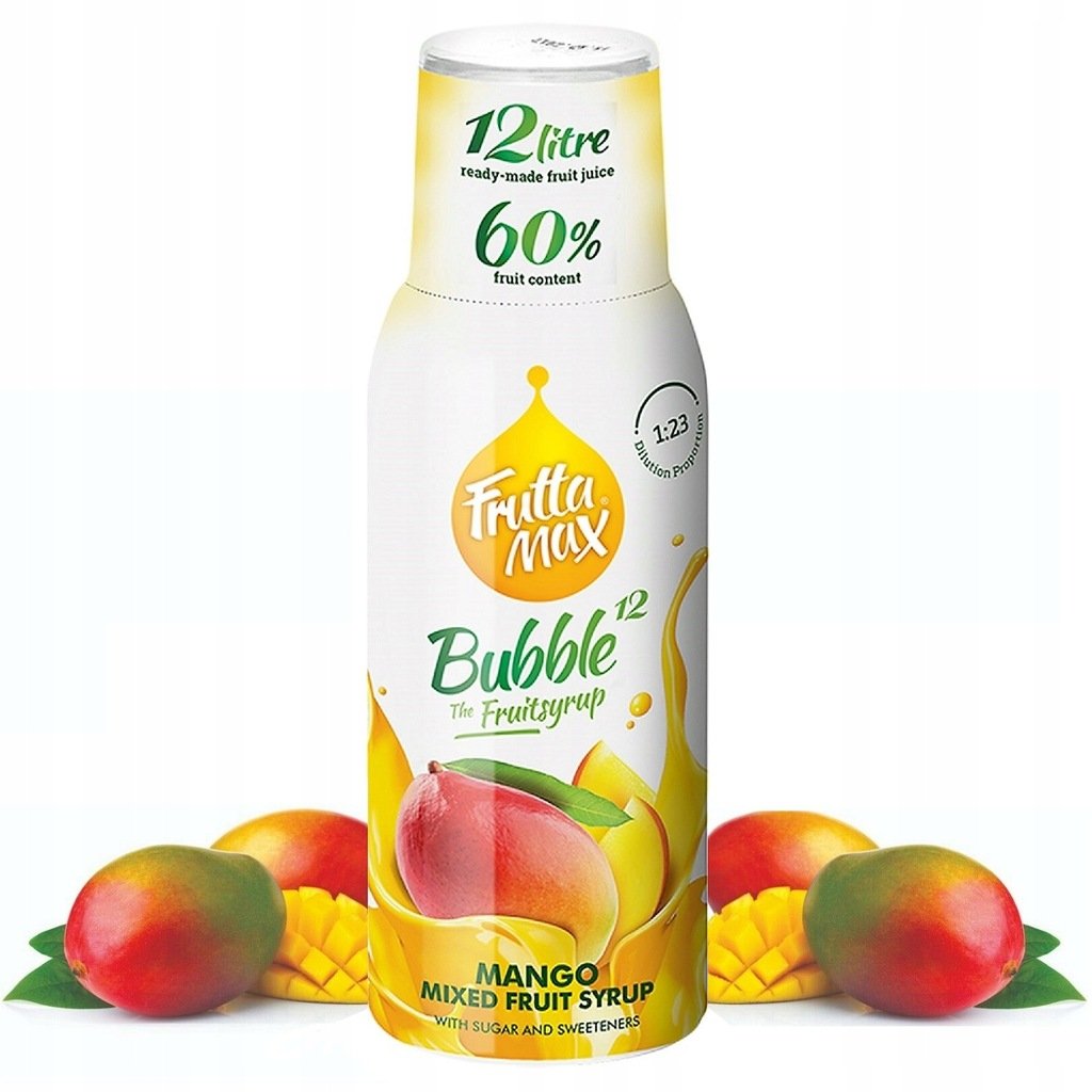 Syrop FruttaMax MANGO Koncentrat 500 ml na 12 litrów