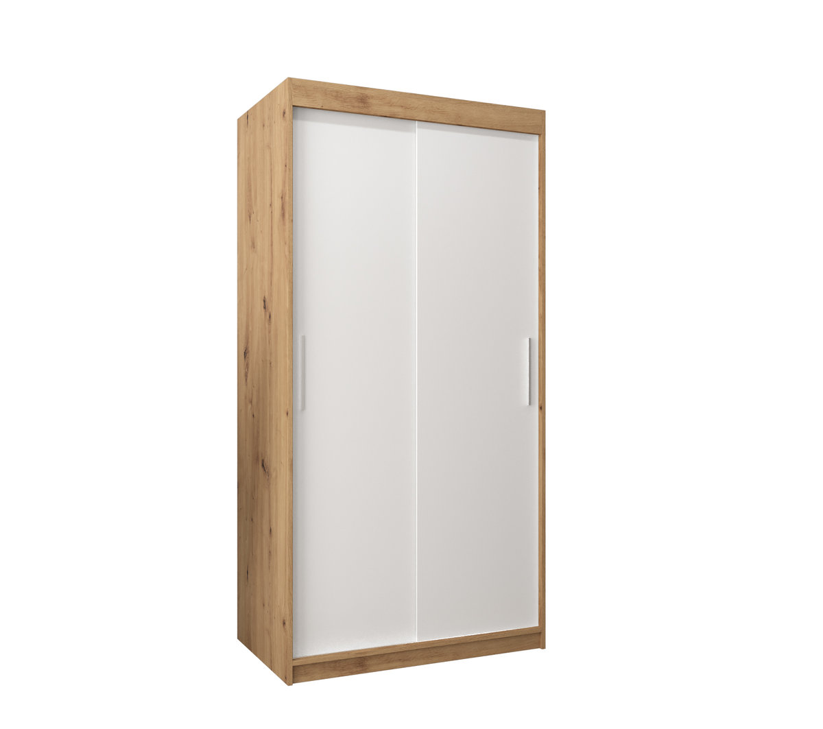 Szafa przesuwna Garderoba TOKYO 100 gł. 62 artisan/biały