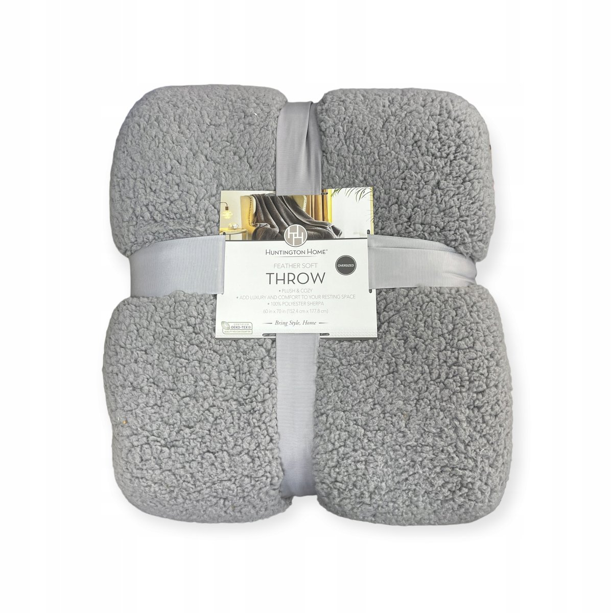 Miękki ciepły koc THROW
