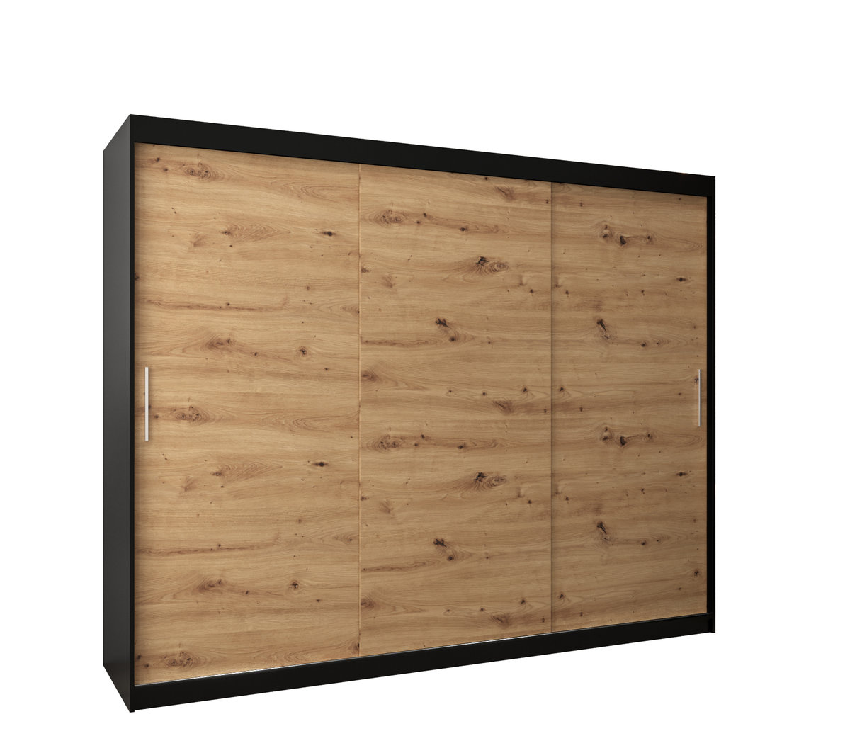 Szafa przesuwna Garderoba TOKYO 250 gł. 62 czarny/artisan