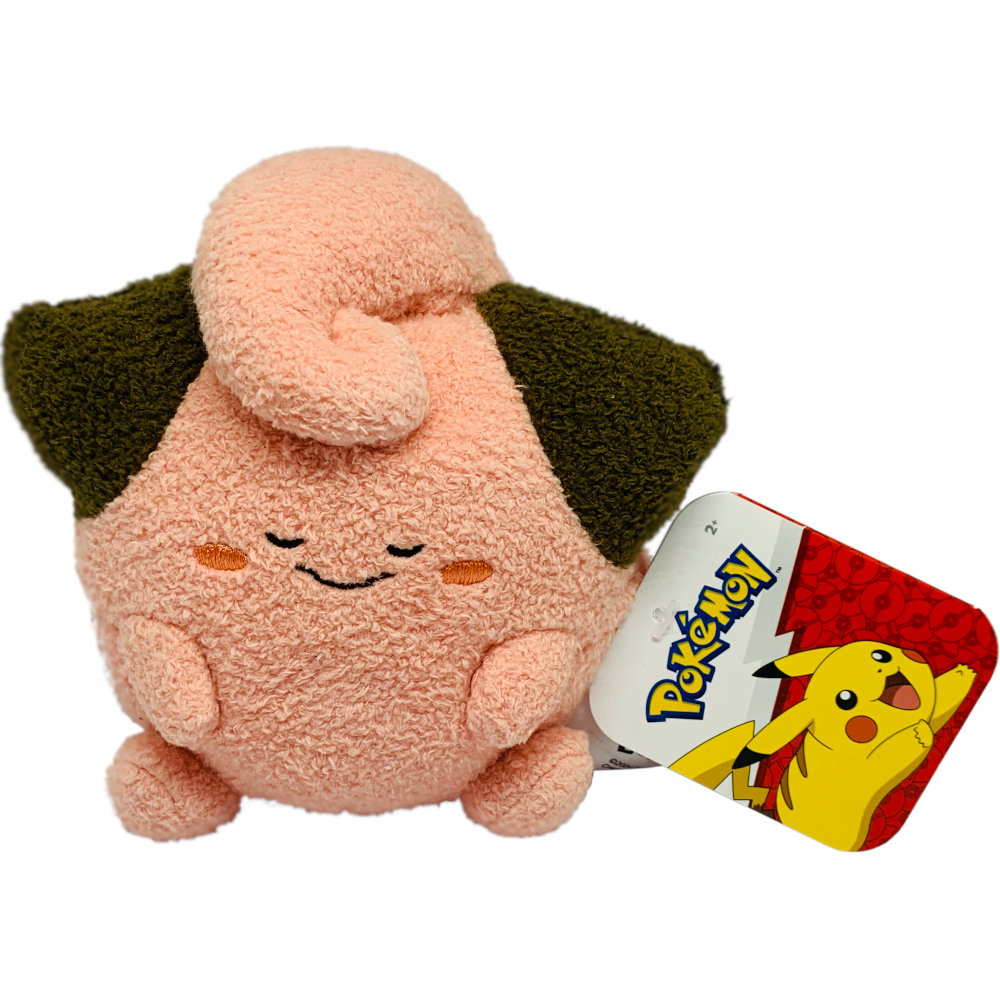 POKEMON ORYGINALNA MIĘKKA MASKOTKA PLUSZOWA PLUSZAK ŚPIĄCA CLEFFA 12cm