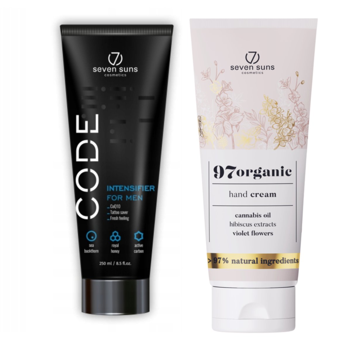 7suns Code Przyspieszacz Dla Mężczyzn 250ml + Krem Do Rąk 75ml