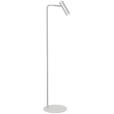 Lampa stojąca podłogowa nowoczesna jasnoszara tuba 1xGU10 8W Axion Luminex