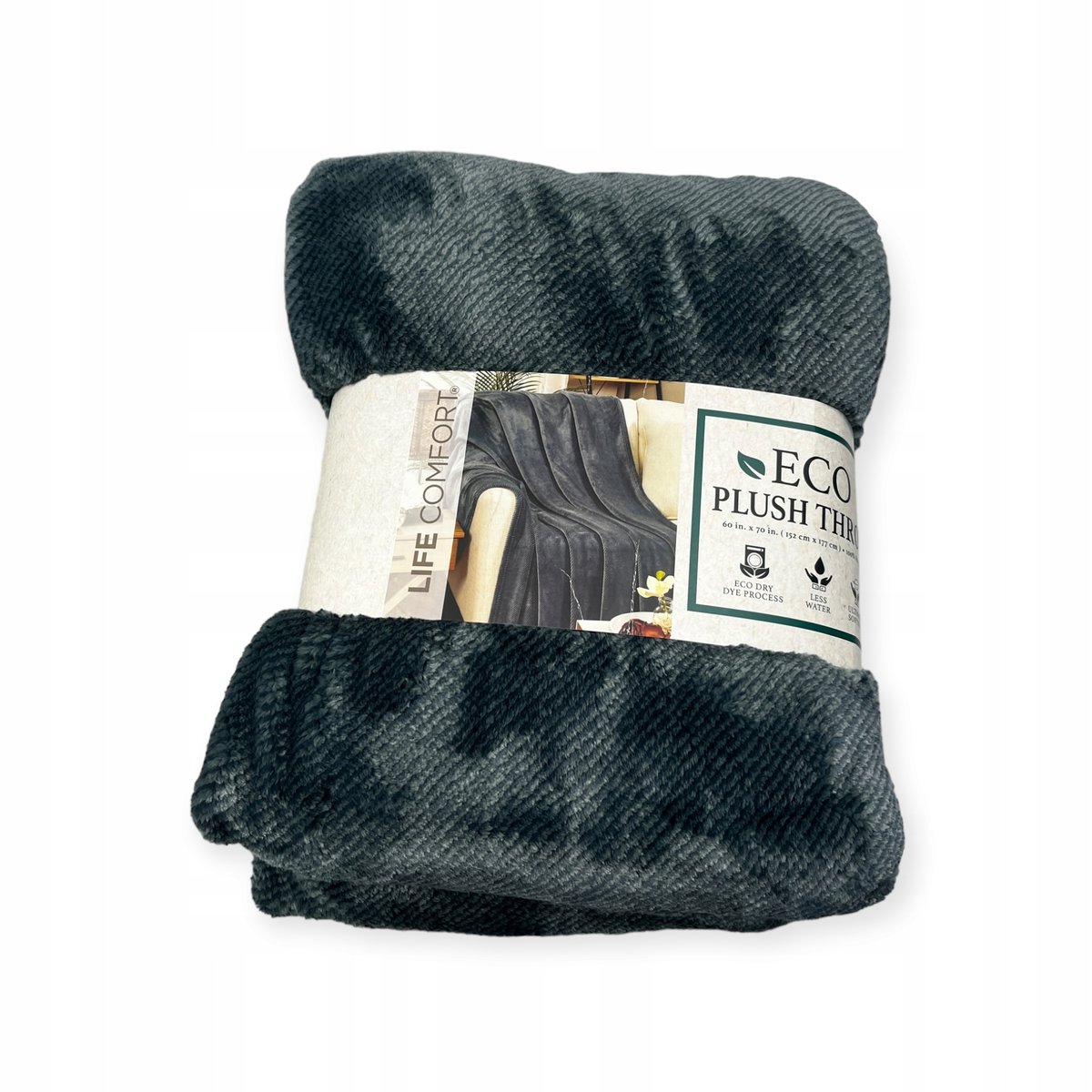 Miękki ciepły koc ECO PLUSH THROW
